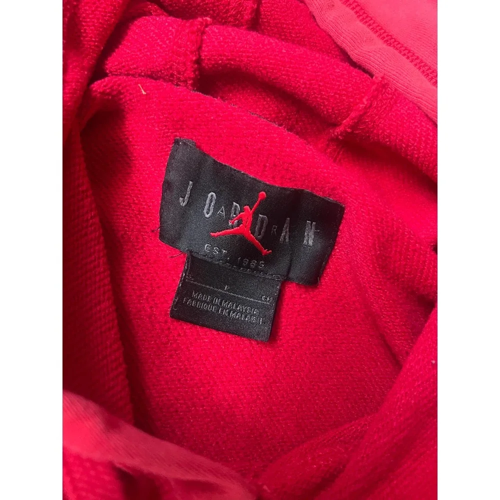 Jordan Men's Dri-Fit Sport Fleece Hoodie Gym Red Size Small